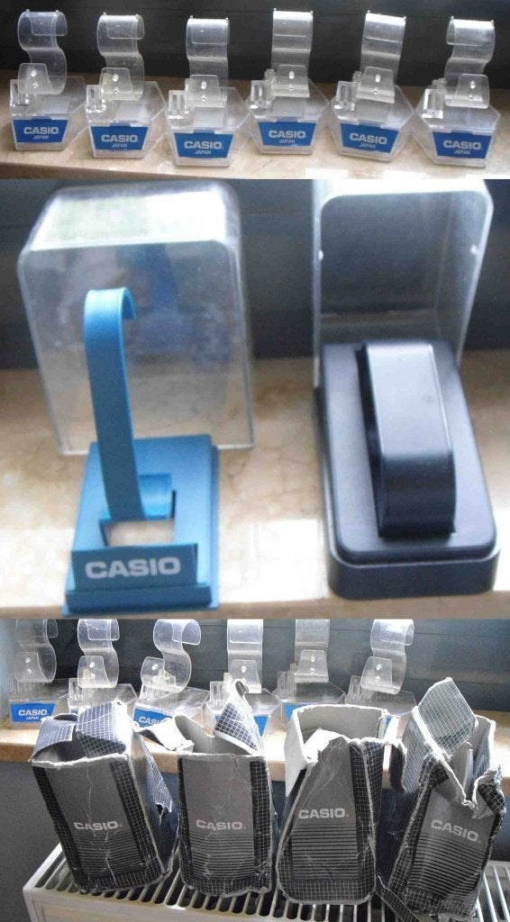 Supports / Boîtes / écrins de montres Casio vintage, Ophalen of Verzenden, Gebruikt