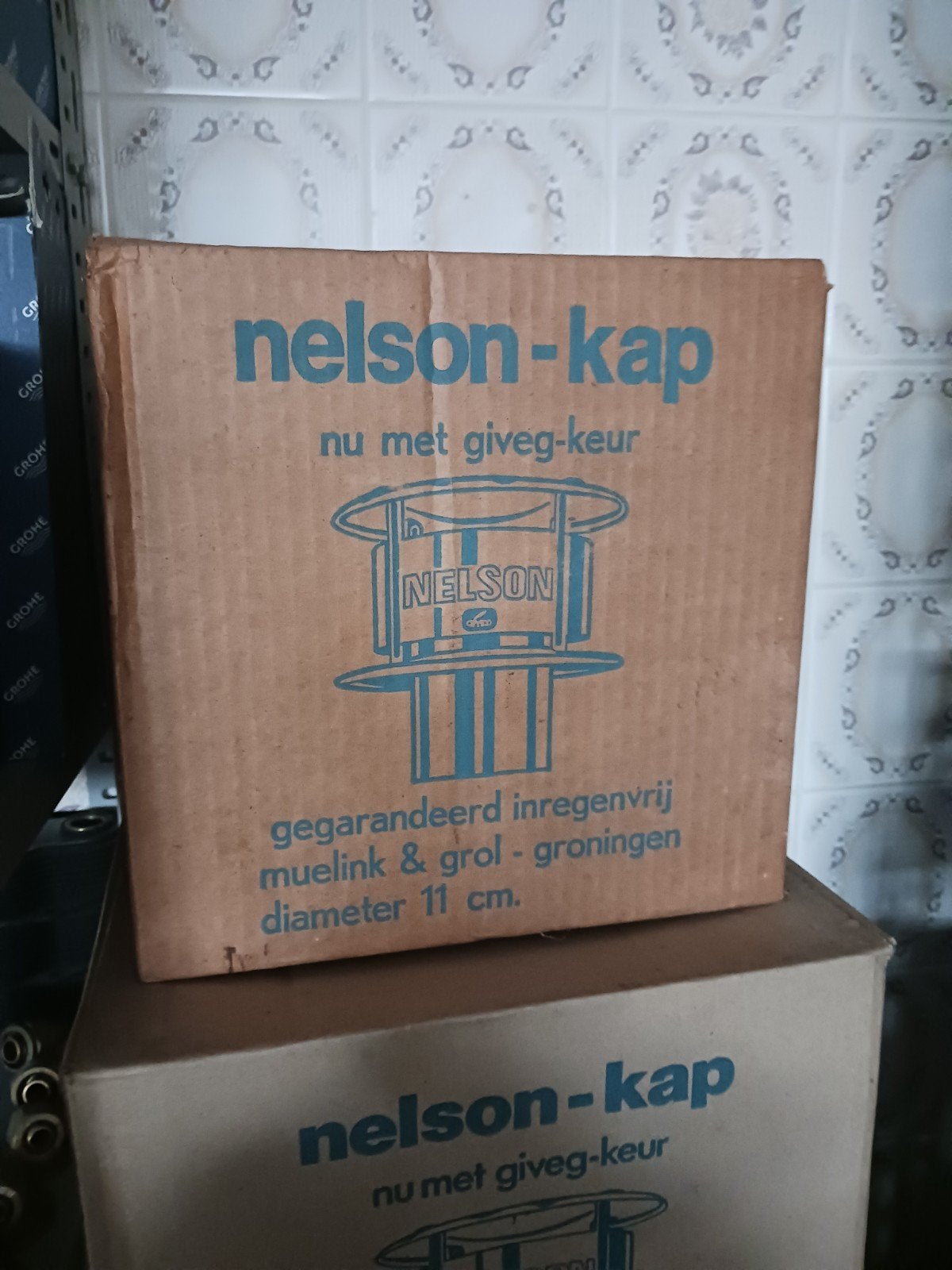 NIEUW NELSONKAP 110MM  EN 130 MM 5 EURO STUK NOG 6 STUKS., Ophalen, Gas, Nieuw, Vrijstaand