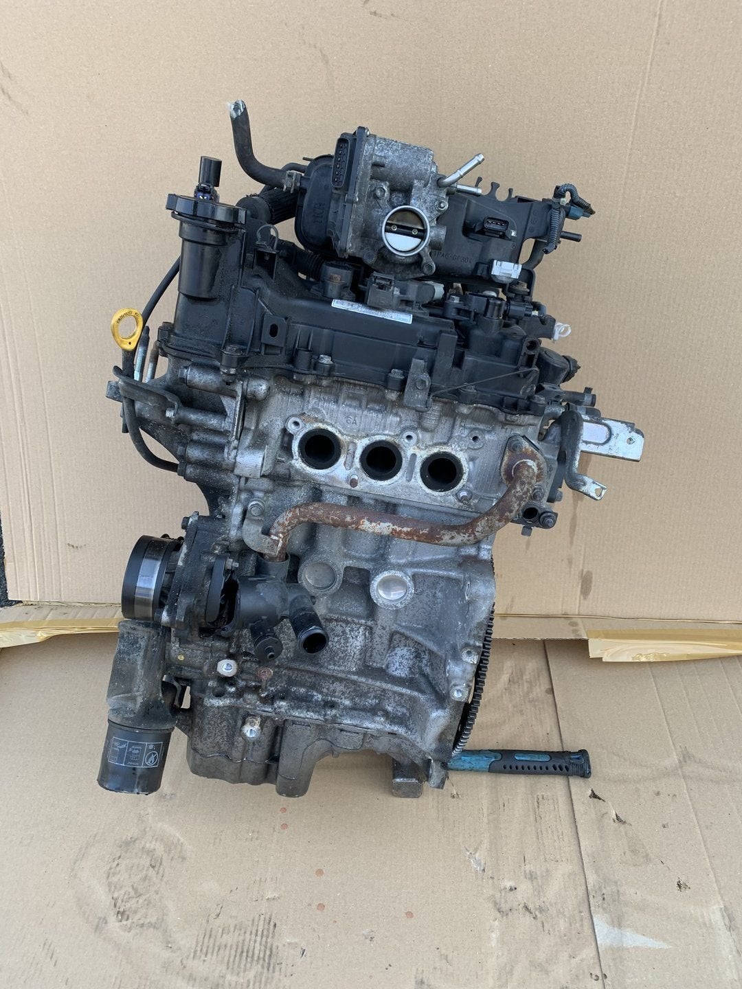 motor toyota IQ 1.0 KRFE motorblok 2008 tot 2015, Gebruikt, -, -, Ophalen of Verzenden