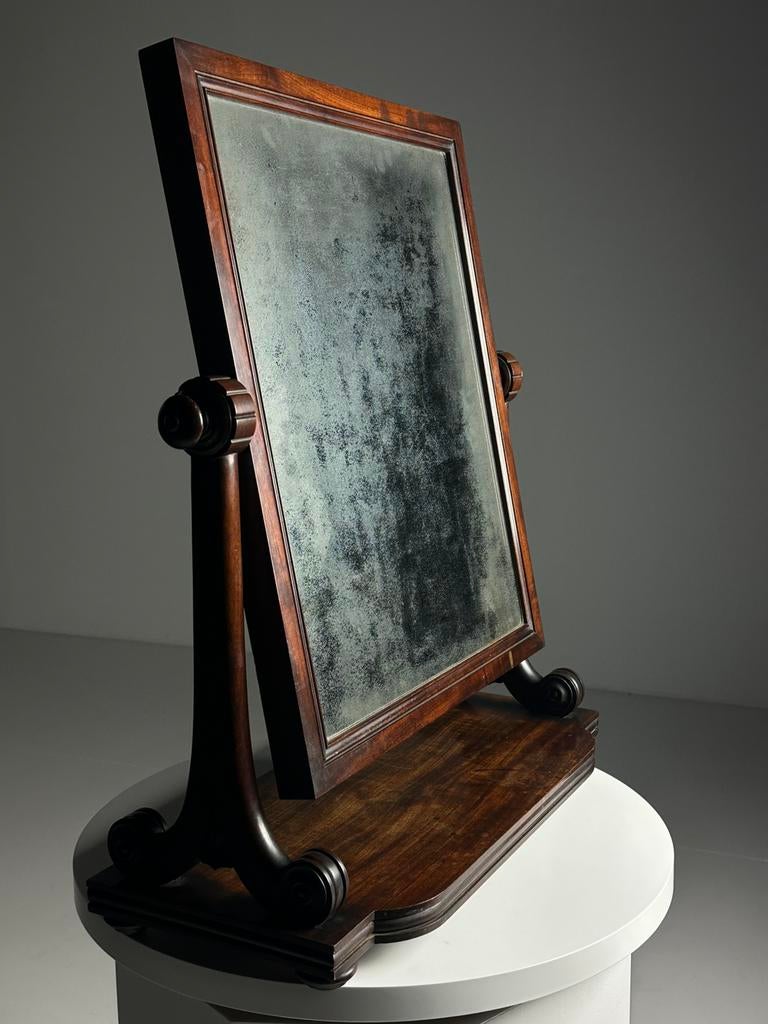 Miroir de table/cheminée ancien du XIXe siècle, Antiquités & Art, Antiquités | Miroirs, Enlèvement