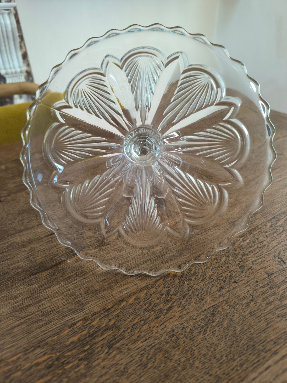 Glazen taartplateau, Ophalen of Verzenden, Taartplateau, Glas