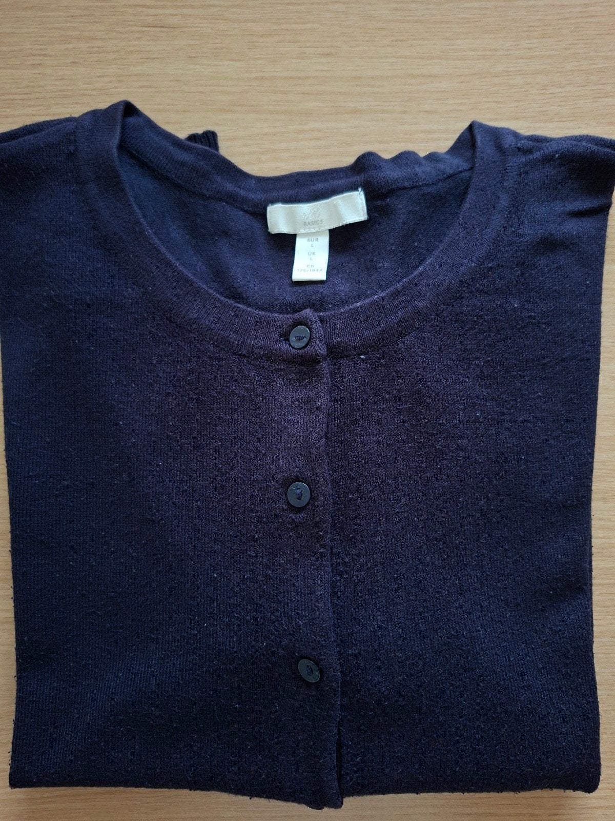 Gilet Large., Ophalen, H&M, Blauw, Maat 42/44 (L)