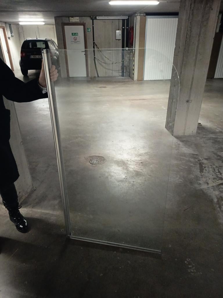 Nouvelle paroi de douche 140 cm x 80, Enlèvement