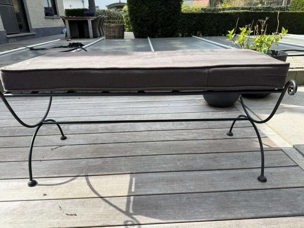 Voetenbank, Huis en Inrichting, Ophalen, Minder dan 50 cm, 100 tot 125 cm, Zo goed als nieuw