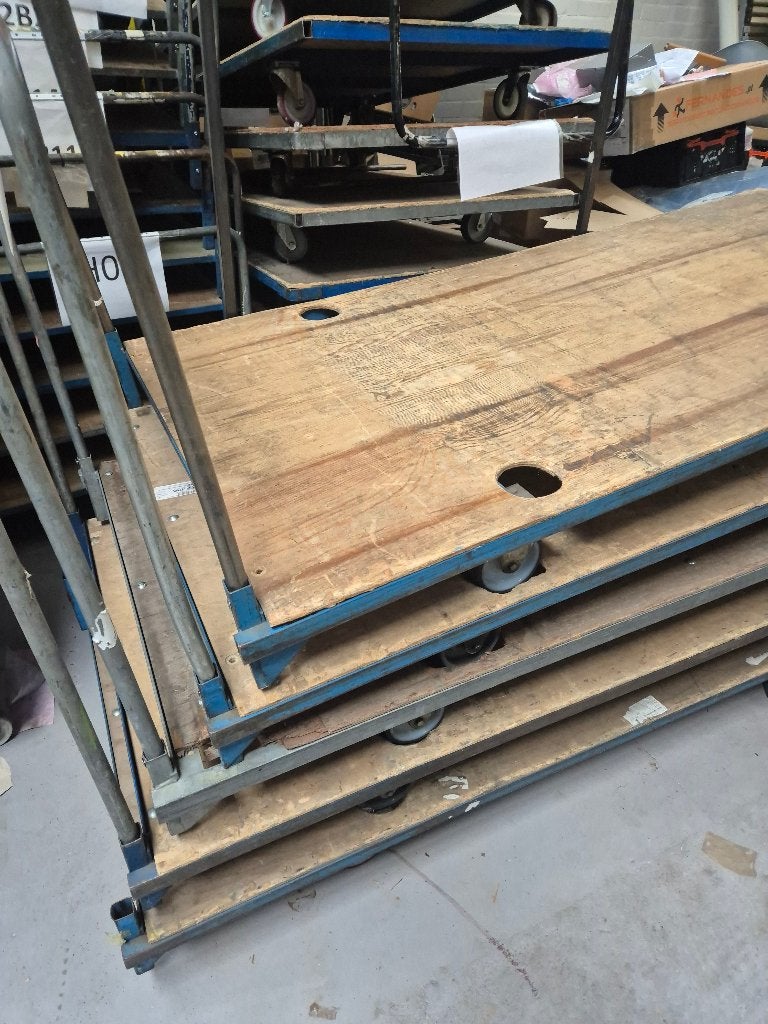 60x meubelwagen transport kar 2m x 1m, Ophalen