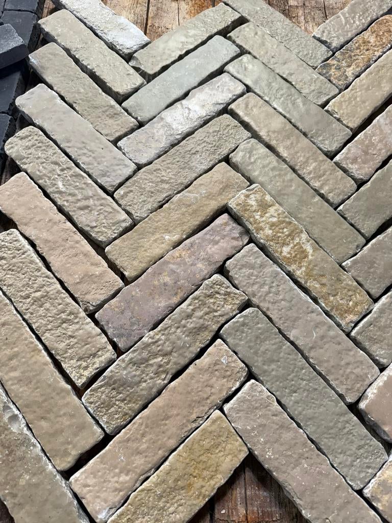 Prachtige bricks ijsselsteentjes 5x20cm zeer unieke tegels!!, Enlèvement ou Envoi, Neuf, Intérieur