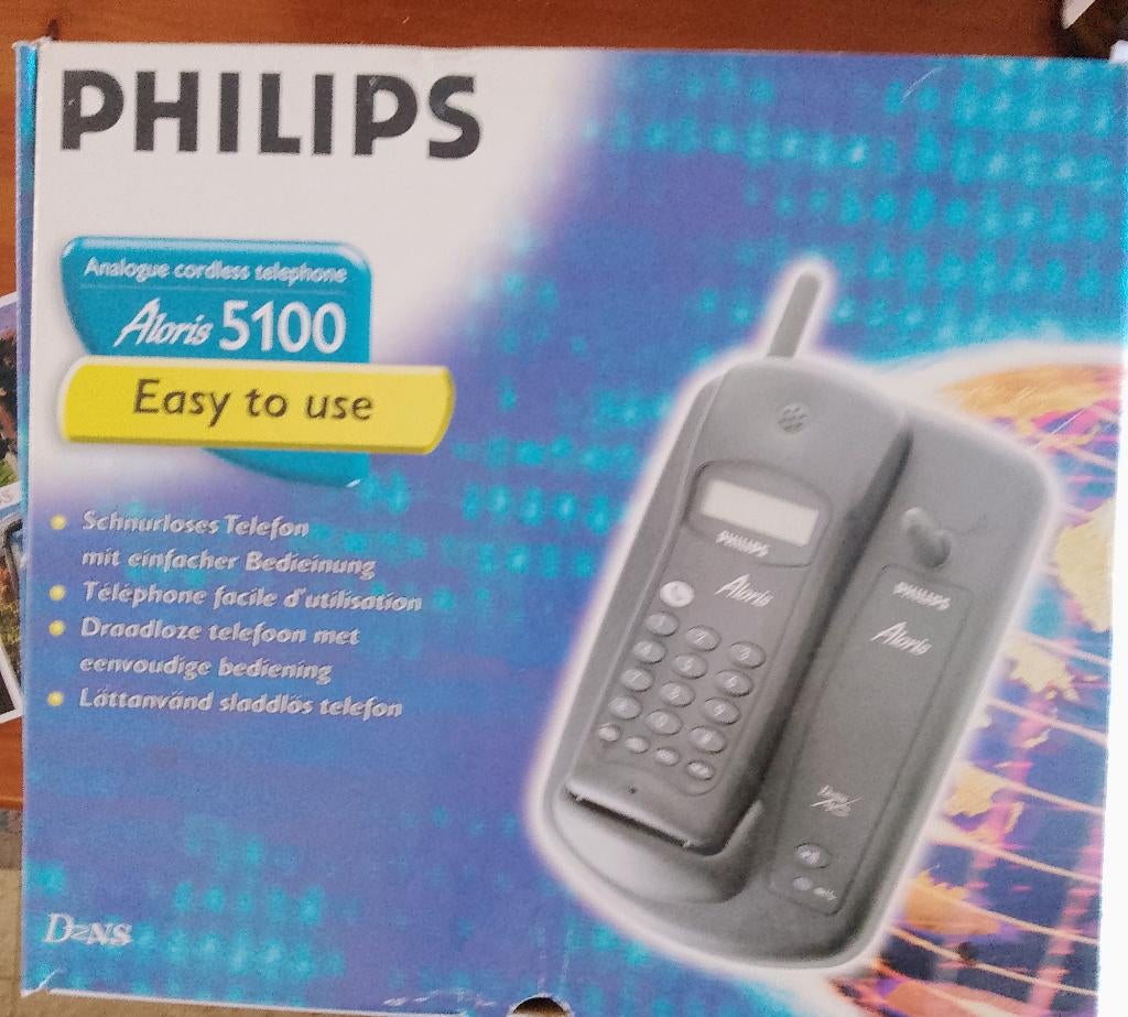 Téléphone Philips sans fil, Enlèvement, Utilisé, 1 combiné