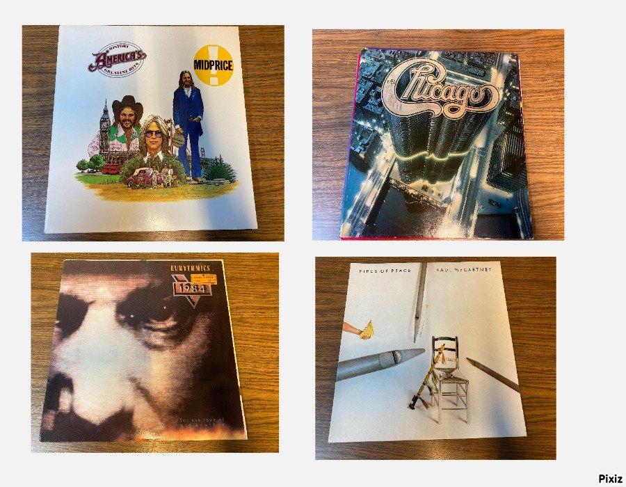 lot de 4 vinyles 33 T pop rock, Verzenden, Gebruikt