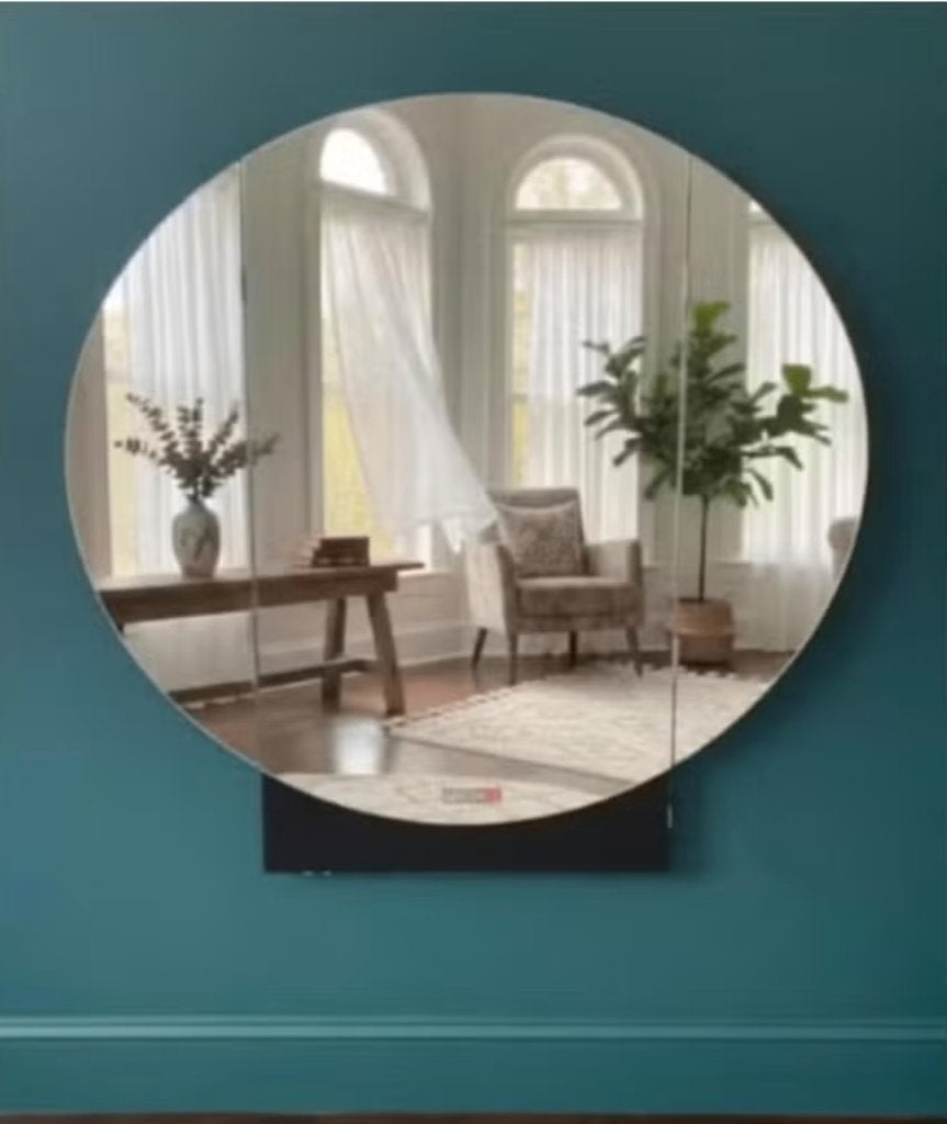 vintage grote spiegel, Huis en Inrichting, Woonaccessoires | Spiegels, Ophalen, Gebruikt