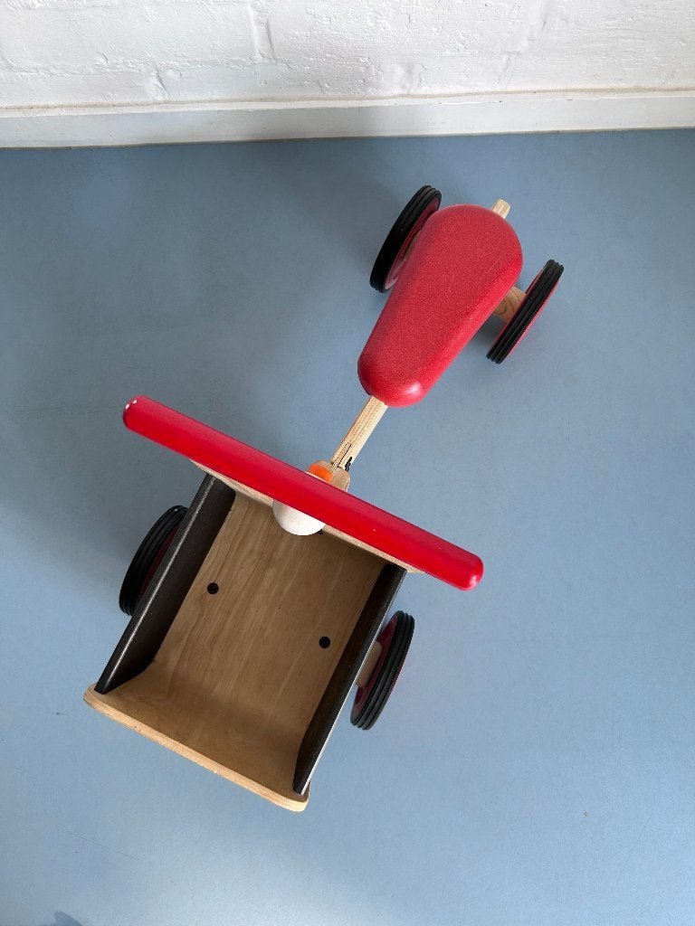 PlanToys kinderbakfiets, Kinderen en Baby's, Speelgoed |Speelgoedvoertuigen, Ophalen, Zo goed als nieuw