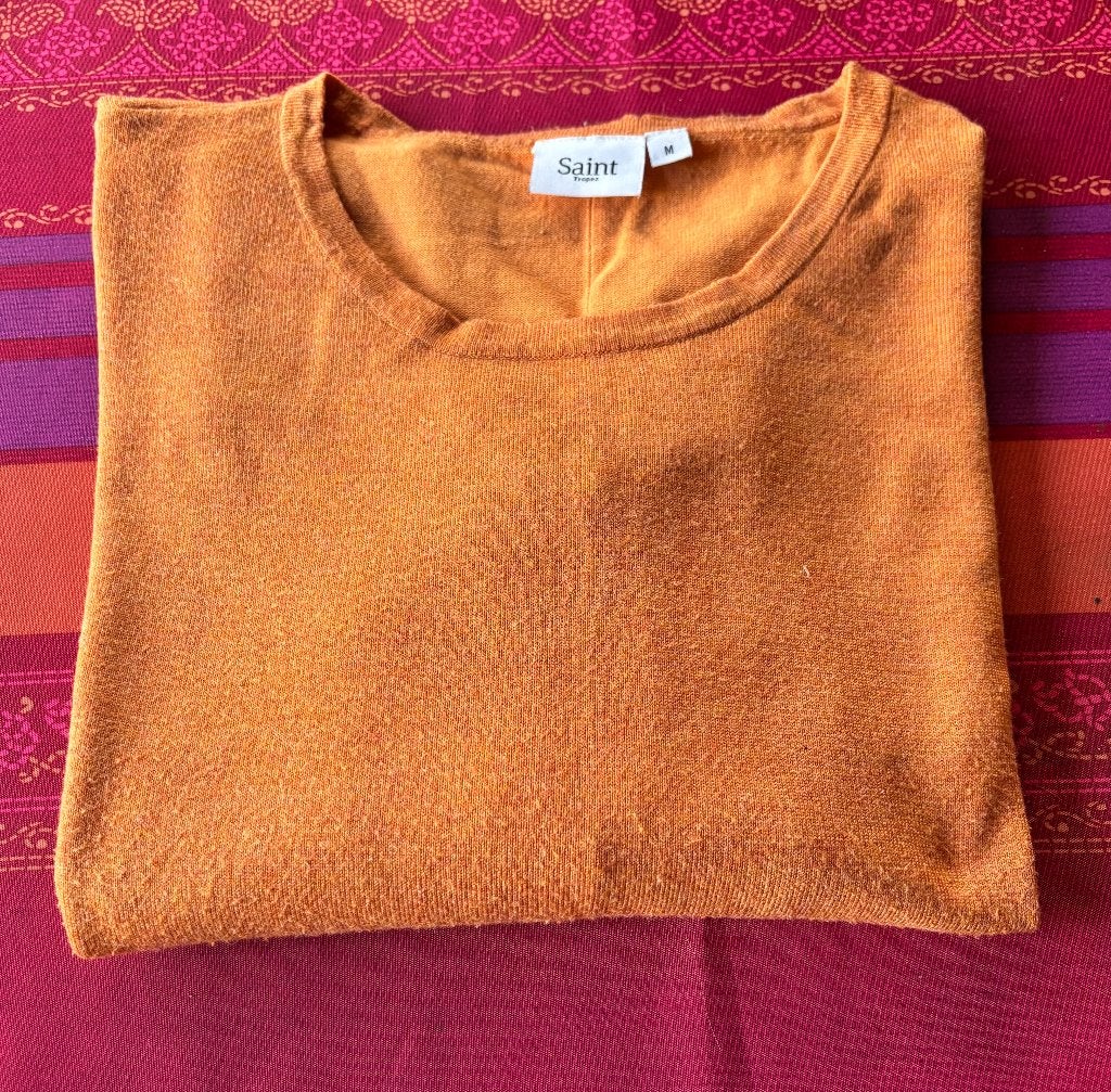 Pull orange, Saint Tropez, Enlèvement, Taille 38/40 (M), Orange