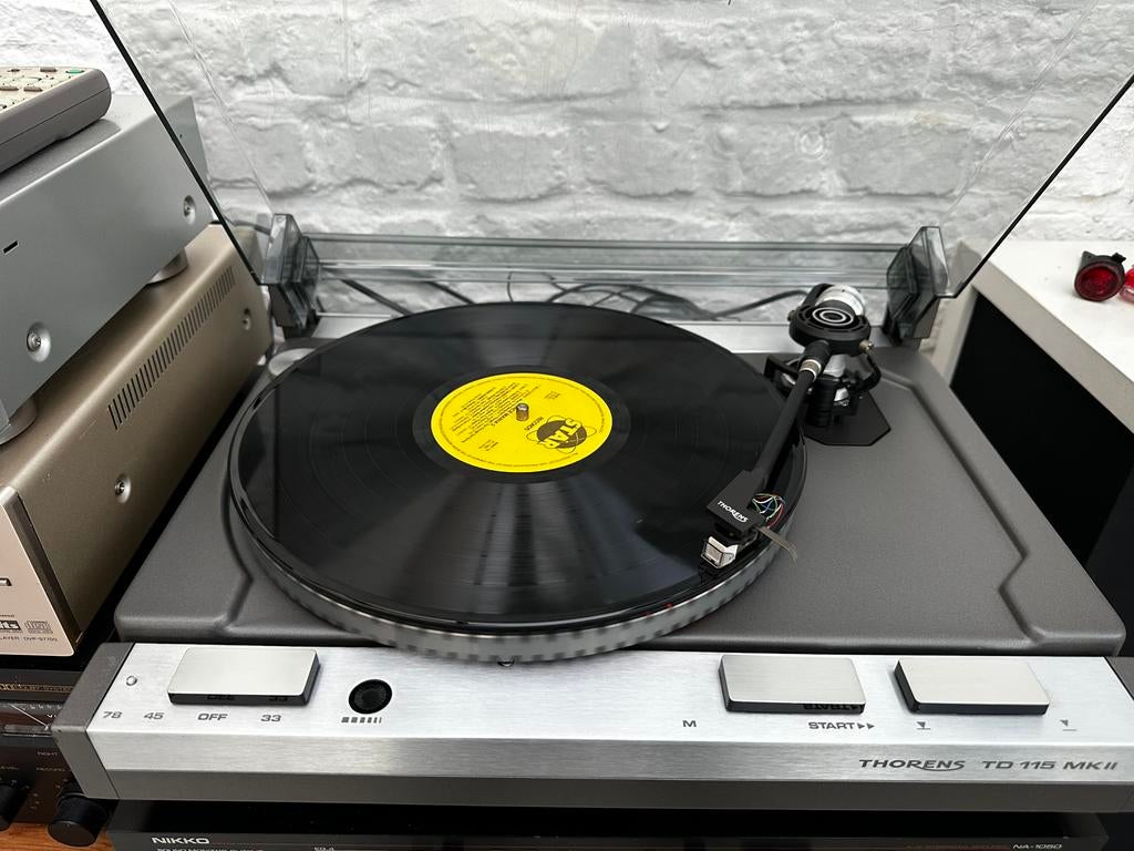 Thorens TD 115 mk2 platenspeler, Ophalen, Zo goed als nieuw, Platenspeler, Thorens