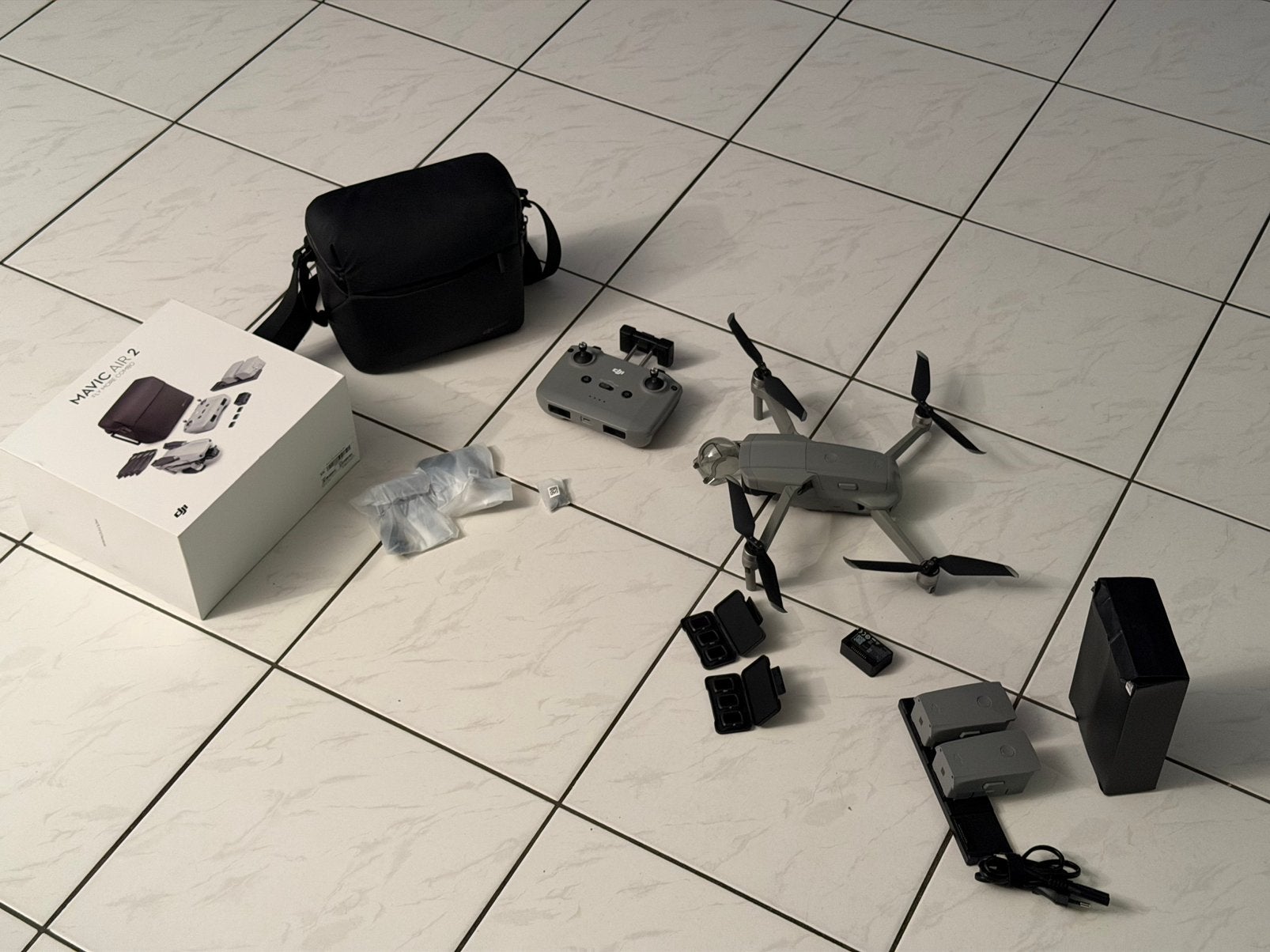 Dji Mavin Air 2 Fly More Combo, Ophalen, Zo goed als nieuw, DJI