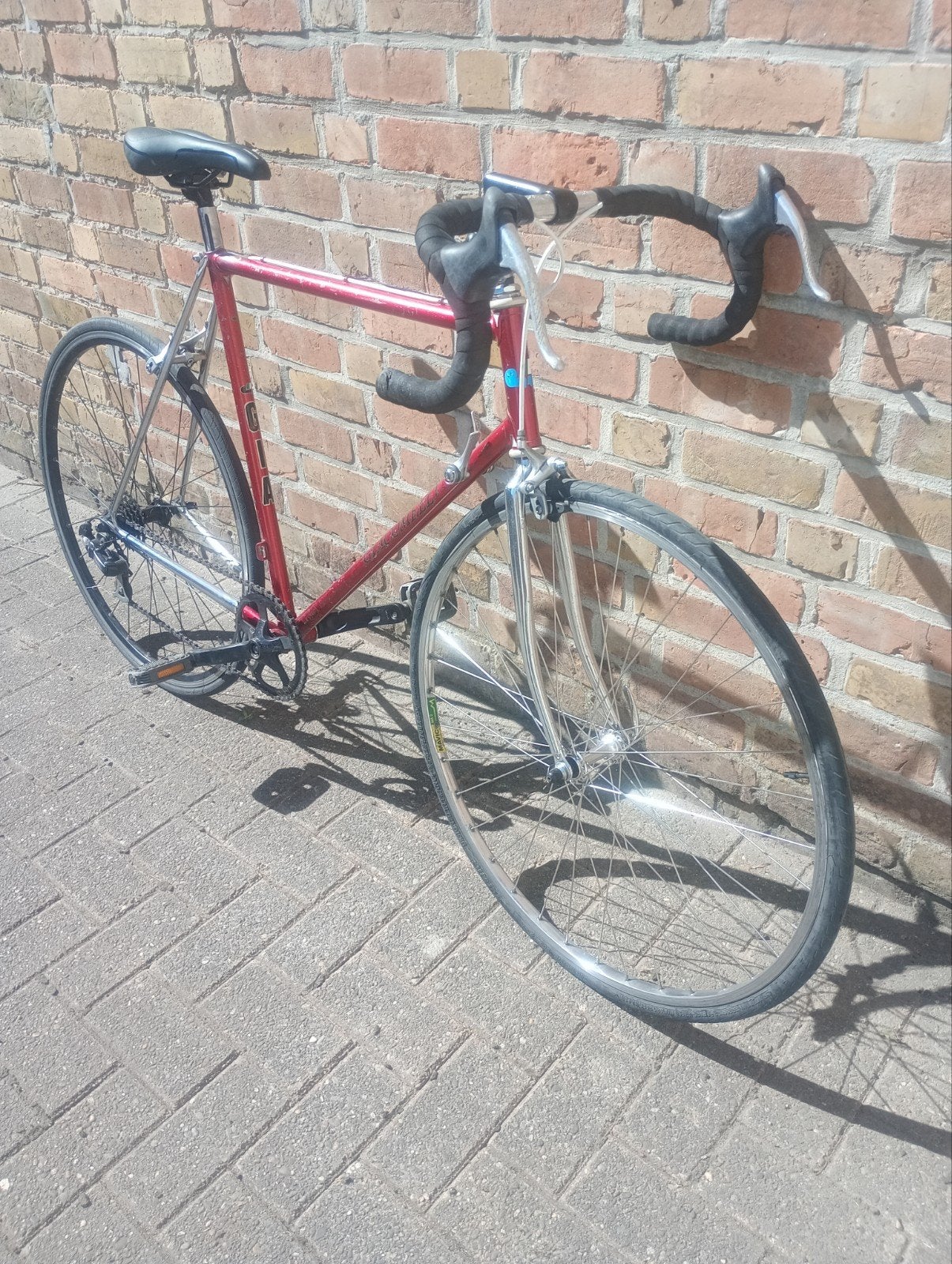 Koersfiets/stadsfiets volledig opgeknapt, Autres marques, Frein sur jante, Moins de 10 vitesses, 57 à 61 cm