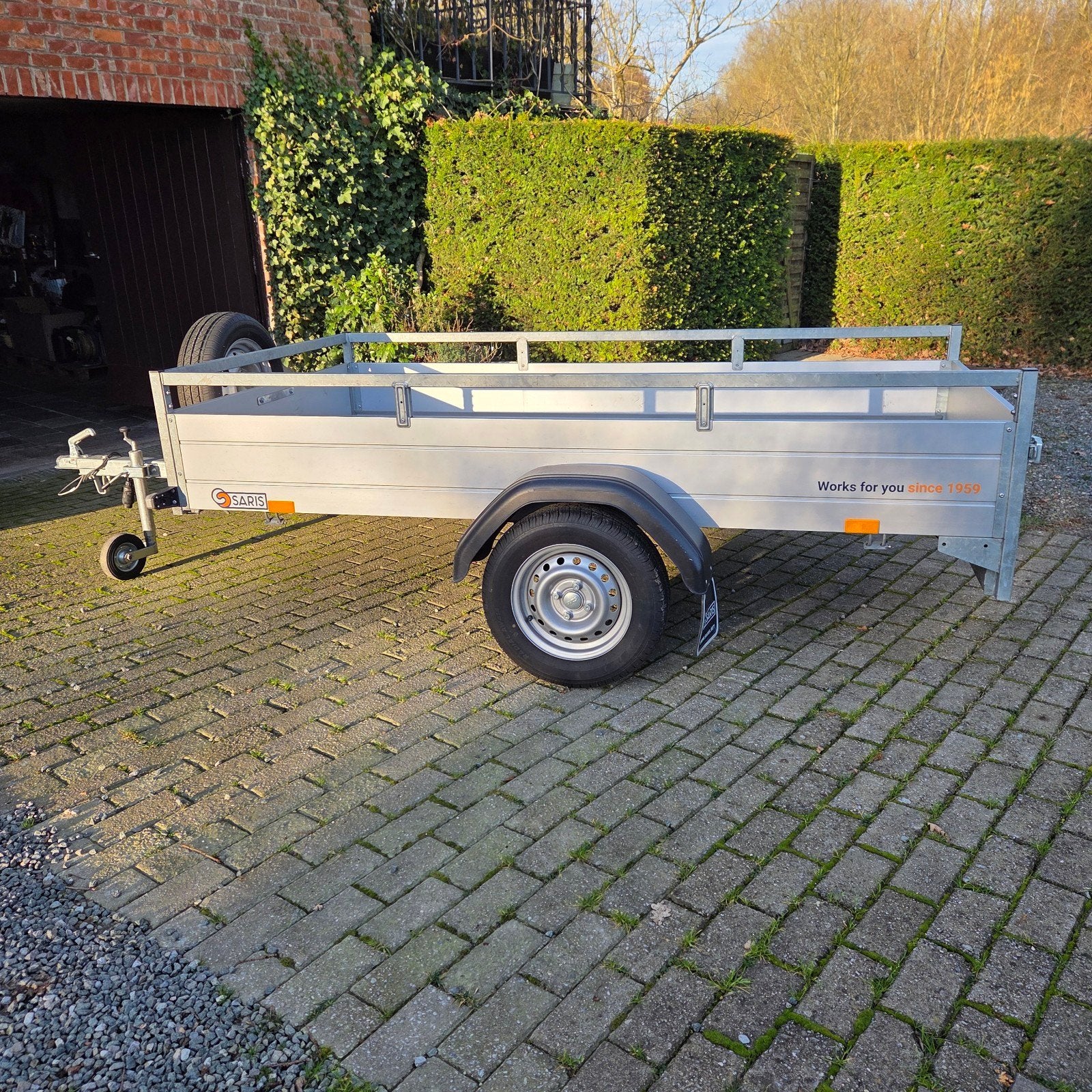 Aanhangwagen Saris ongeremd 750kg, Enlèvement, Comme neuf