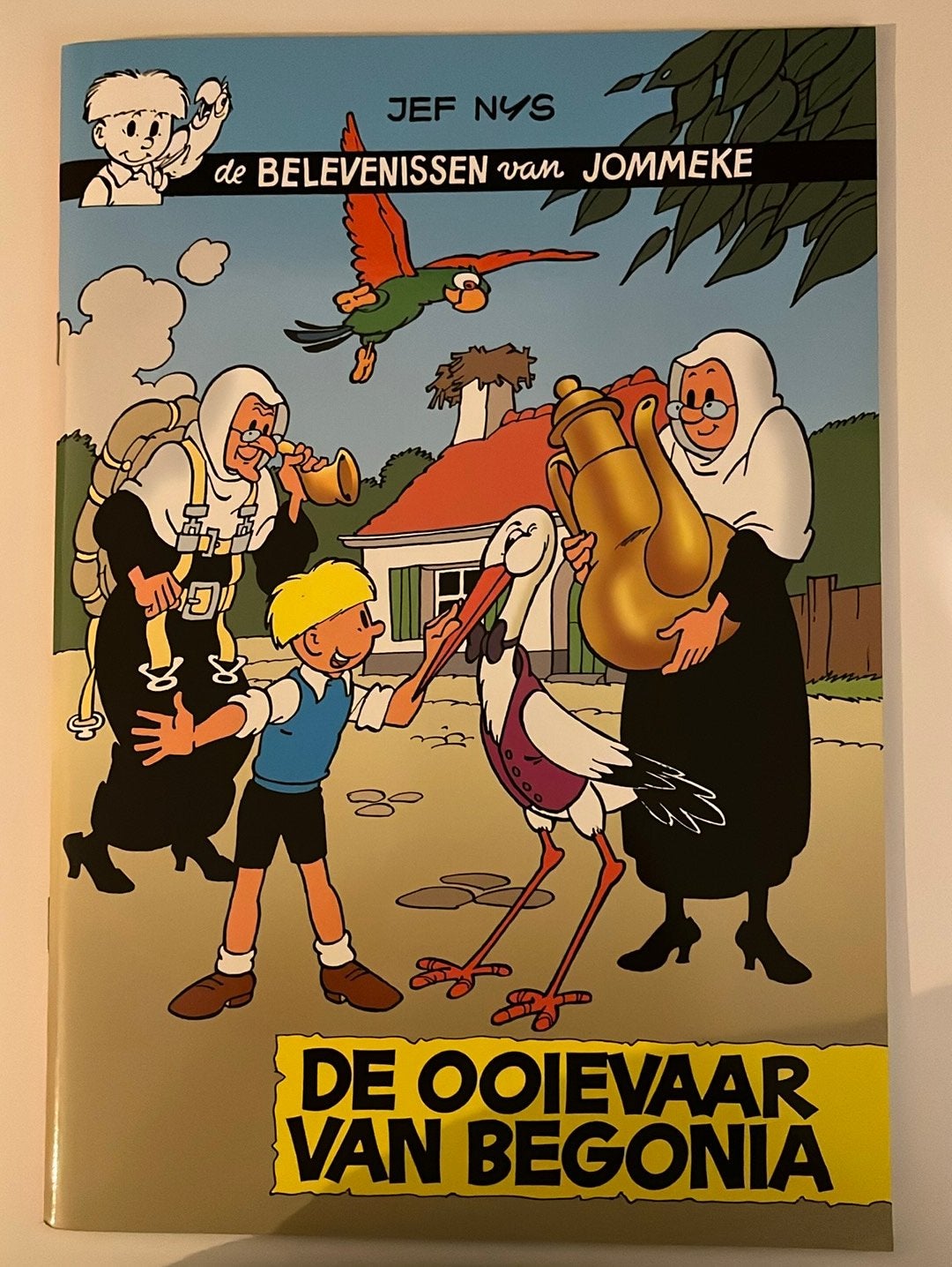 De ooievaar van Begonia, Eén stripboek, Ophalen, Nieuw