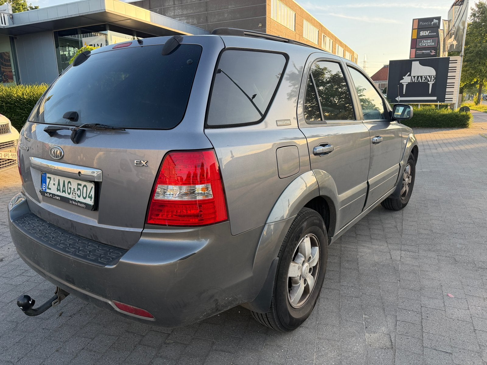 Kia sorento 2007 2.5 diesel automaat, Auto's, Kia, Bruin, Leder, Te koop, USB