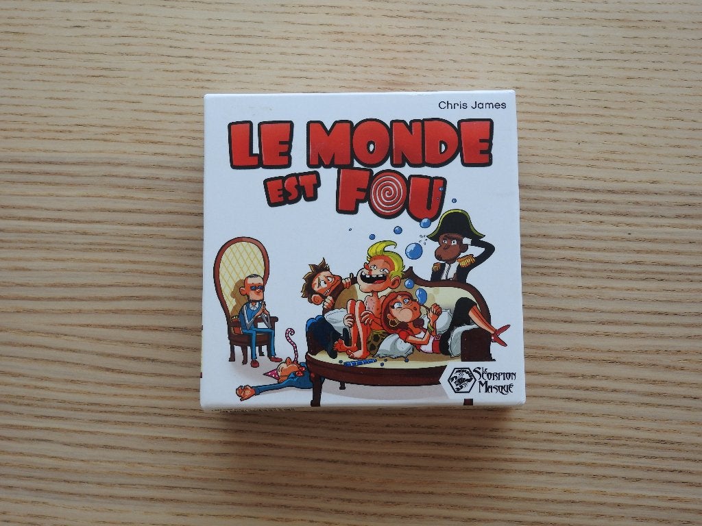Le Monde est Fou, Trois ou quatre joueurs, Enlèvement ou Envoi, Comme neuf, Le Scorpion Masqué