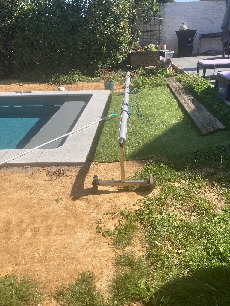 Enrouleur pour bâche de piscine, Jardin & Terrasse, Accessoires de piscine, Enlèvement, Utilisé, Autres types