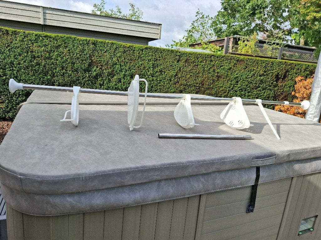 Douche rek, Ophalen, Gebruikt, Wit, Douche-accessoire