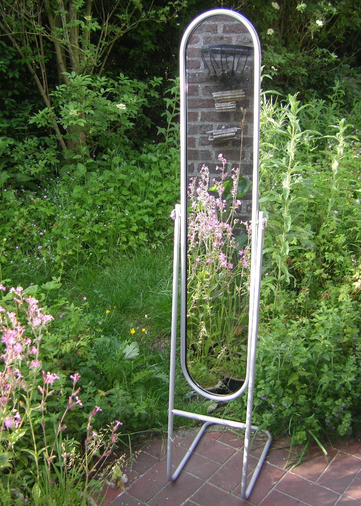 miroir sur pied, Comme neuf, Enlèvement, 100 à 150 cm, Moins de 50 cm