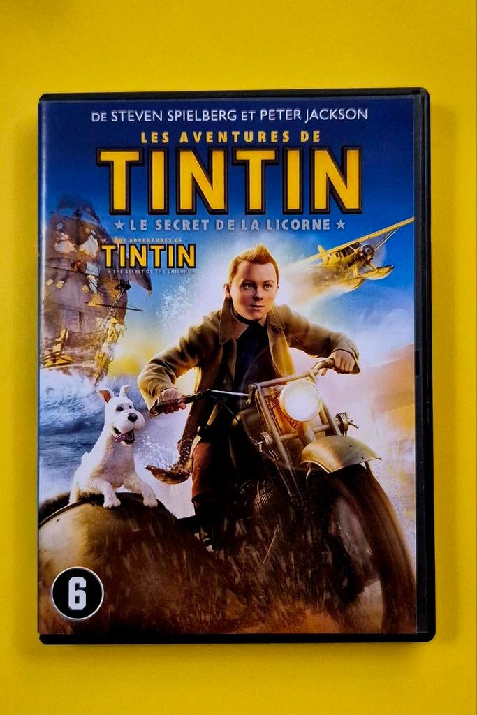 DVD 📀 Tintin Le secret de la licorne - Spielberg V, Alle leeftijden, Ophalen of Verzenden, Gebruikt