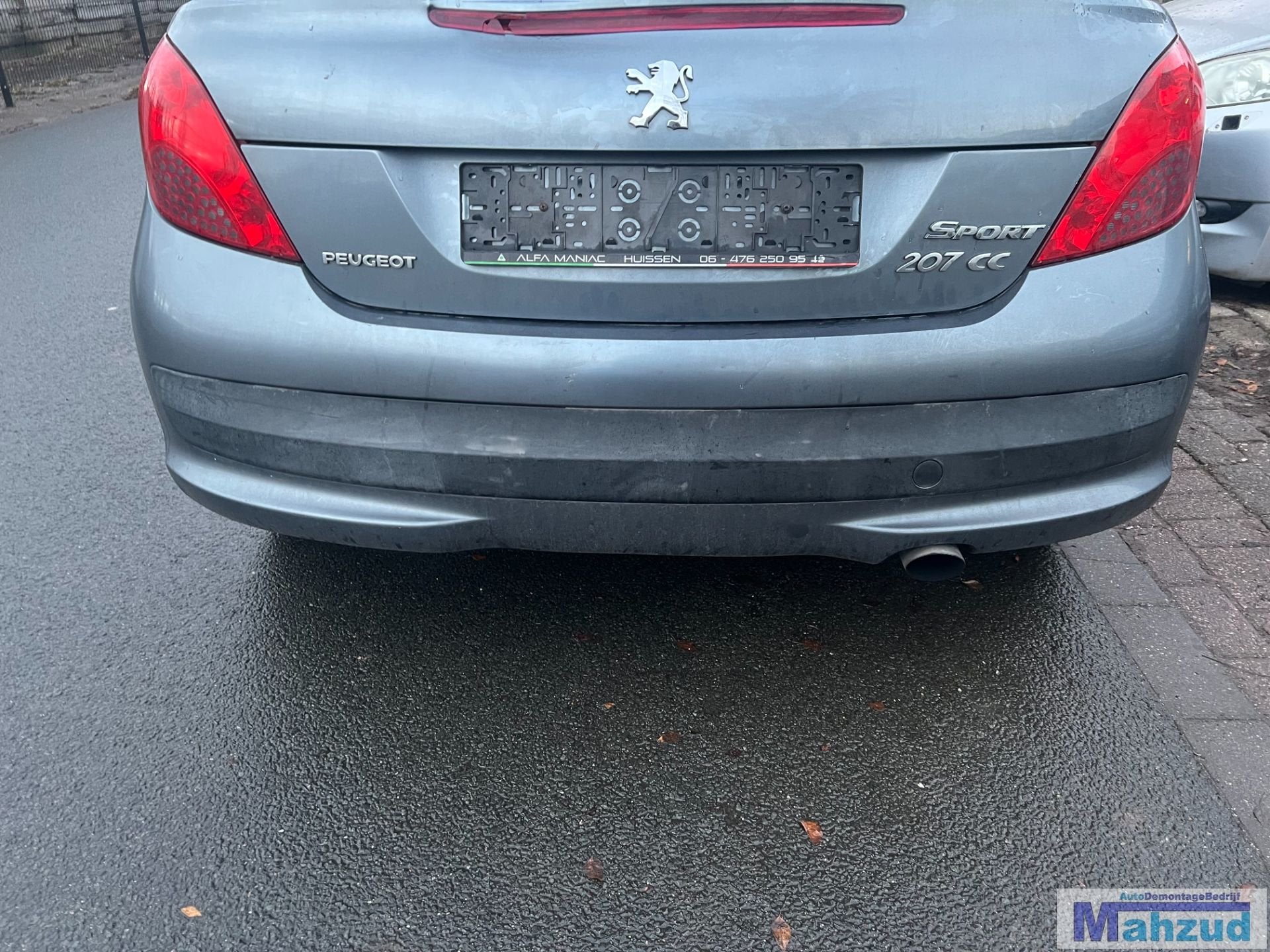 PEUGEOT 207CC Grijs KTHC achterbumper 2007-2012, Taurusavenue 1
2132 LS  Hoofddorp, NL, Gebruikt, Contact.group@renault.com, Stellantis N.V.