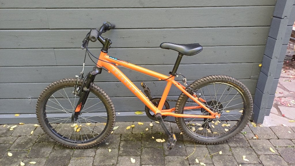 MTB 20 inch, Ophalen, Velgrem, Rockrider (Decathlon), 16 tot 20 inch