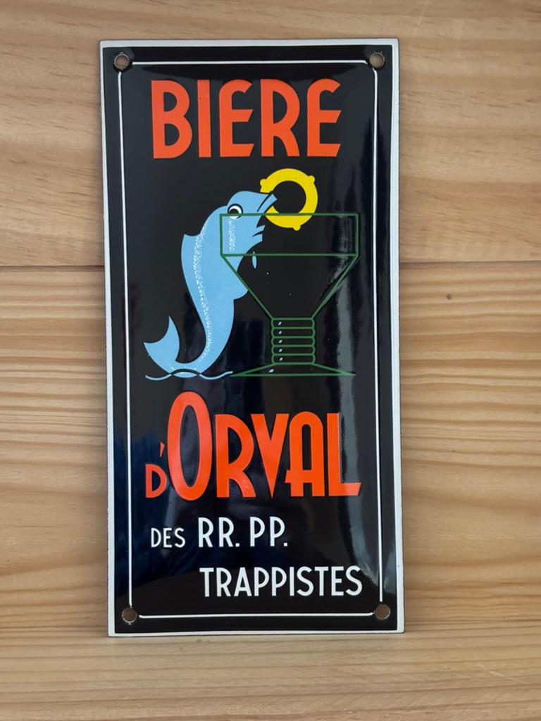 Plaque émaillée Orval, Collections, Enlèvement ou Envoi, Comme neuf