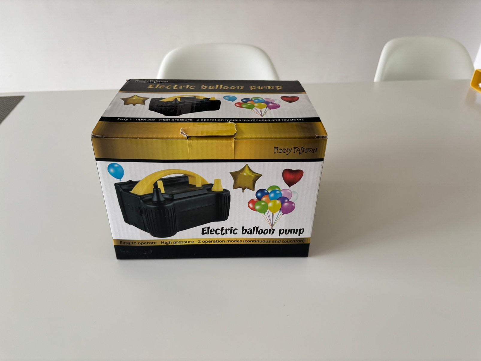 Electrische ballonpomp, Ophalen
