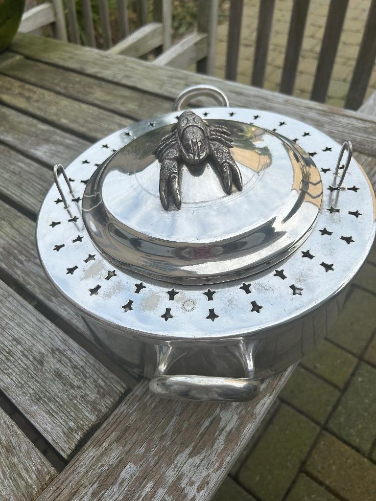 Bain-Marie voor schaaldieren, Huis en Inrichting, Keuken | Servies, Overige materialen, Gebruikt, Ophalen of Verzenden, Schaal of Schalen