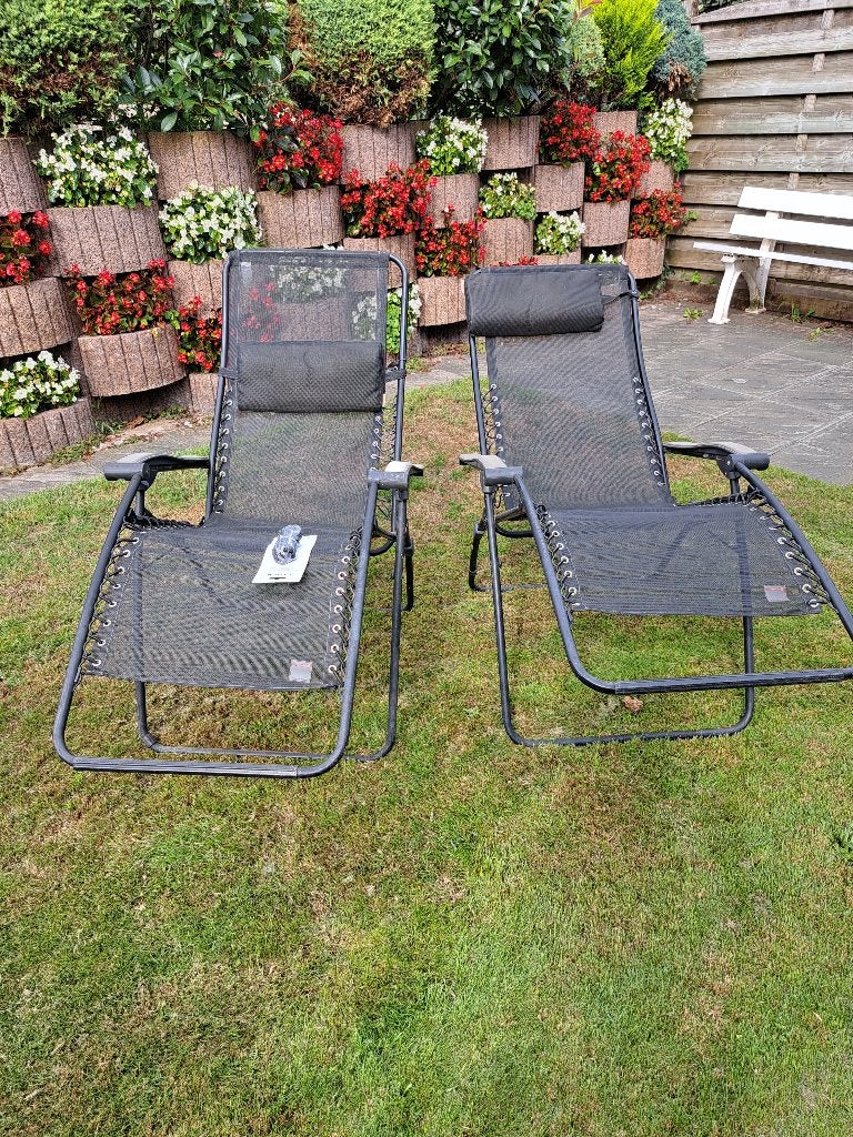 Tuinstoelen, Ophalen, Gebruikt, Kunststof, Inklapbaar