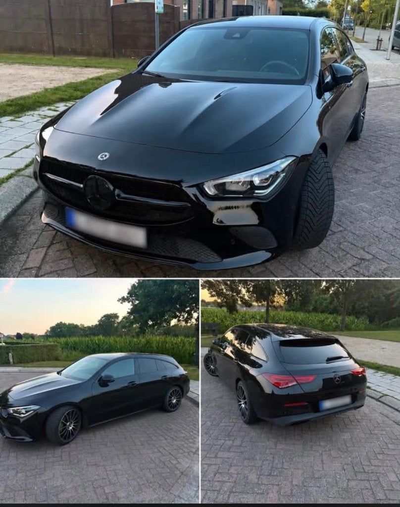 Mercedes CLA shooting brake, Auto's, CLA, Leder en Stof, Zwart, Particulier