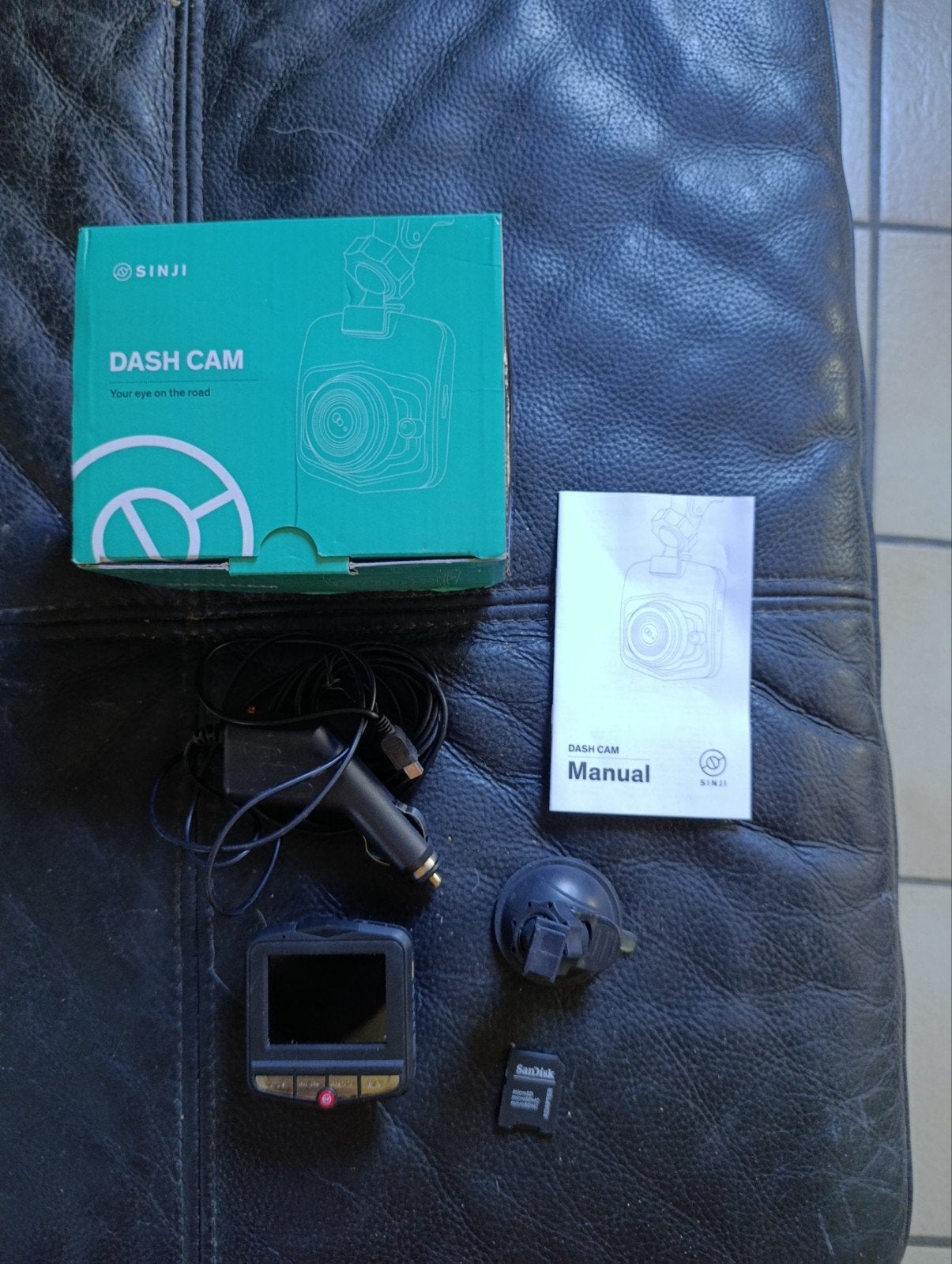 2 Dash Cam Sinji 1080p Full HD, Auto diversen, Ophalen, Zo goed als nieuw