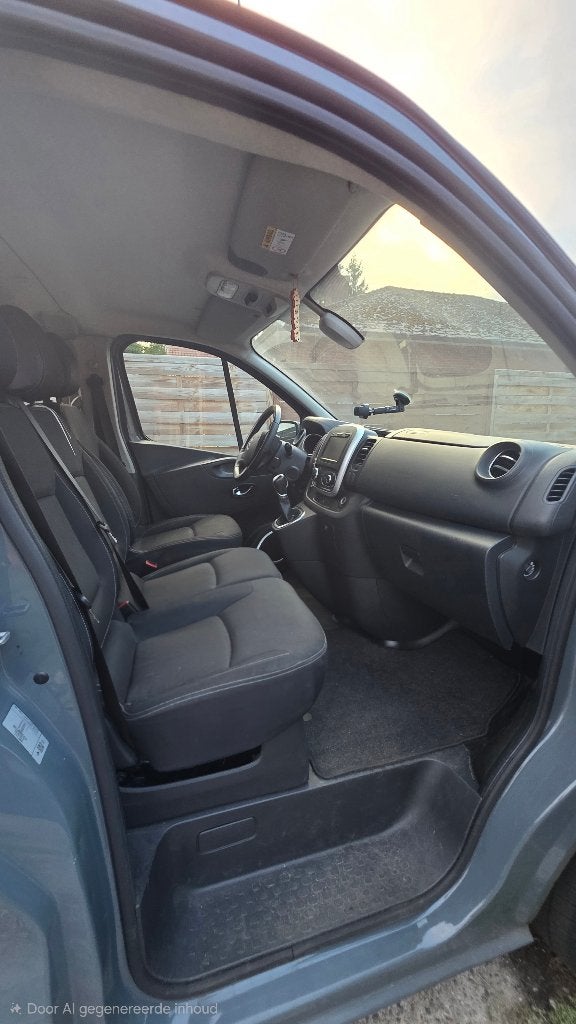 Renault Trafic Dubbele Cabine – 170 PK – Automaat, Auto's, 4 deurs, Euro 6, Renault, Leder en Stof