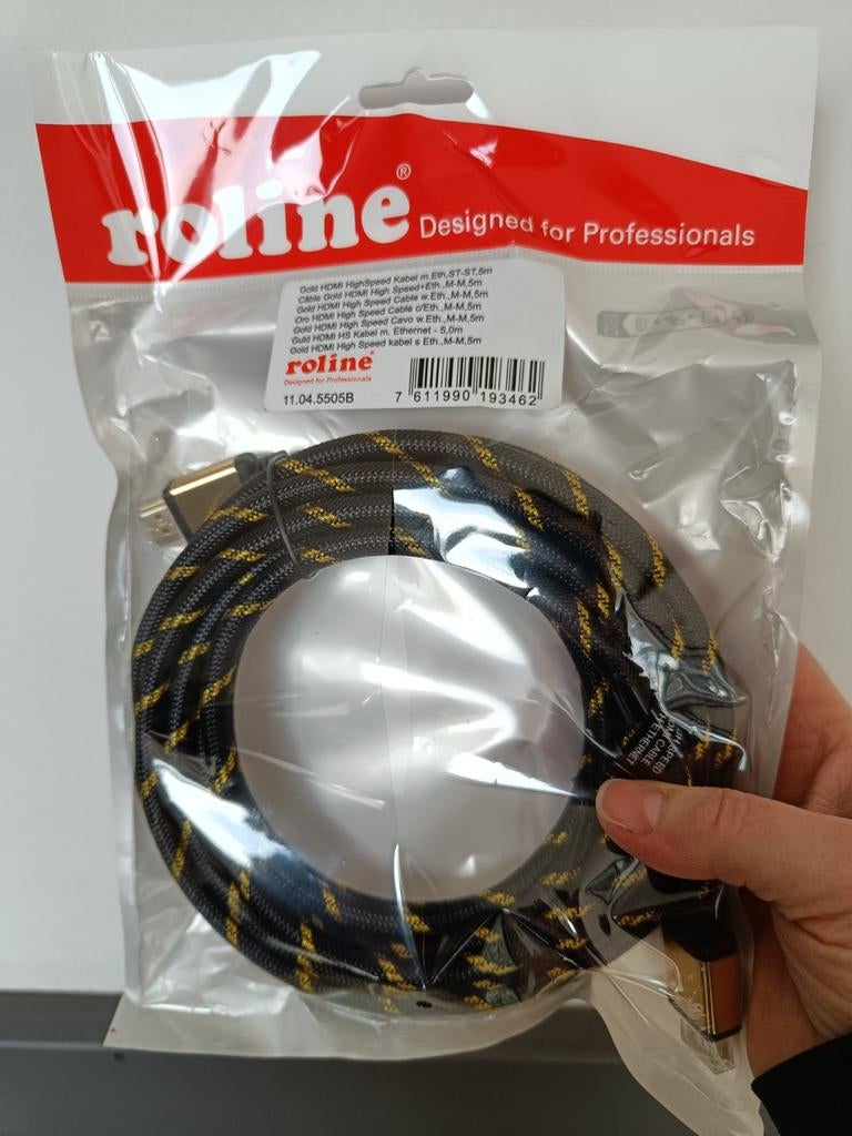 Câble HDMI haut débit avec Ethernet - 5 mètres, Envoi