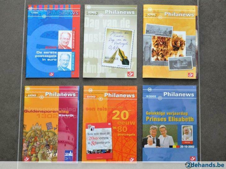 Philanews - Postzegel Magazine - Jaargang 2002, Postzegels en Munten, Ophalen of Verzenden