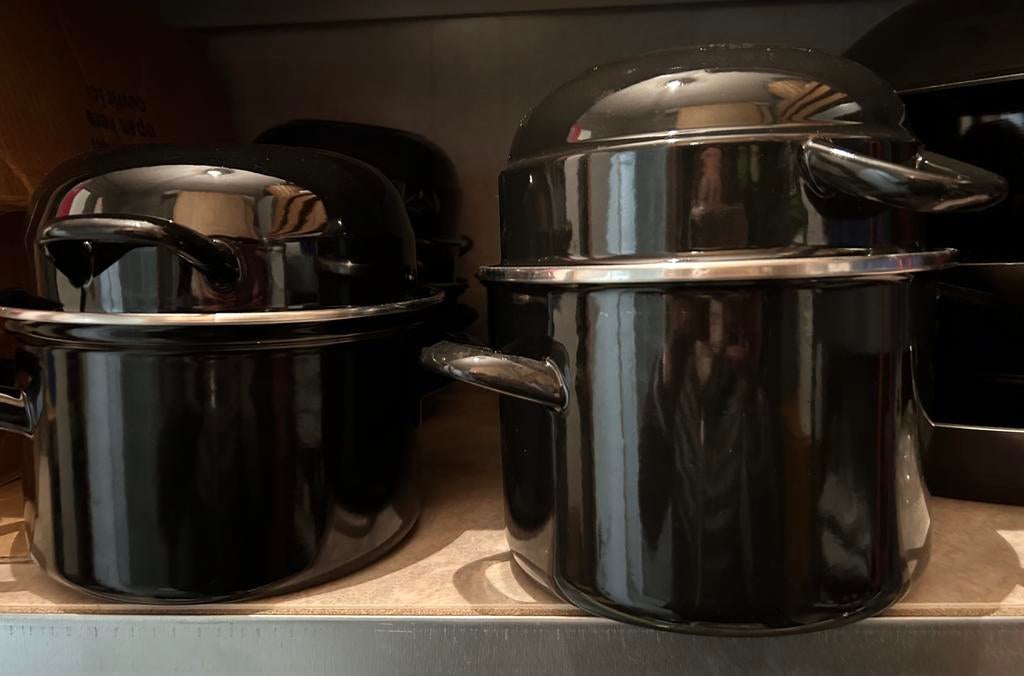 4 pots à moules, Enlèvement, Comme neuf