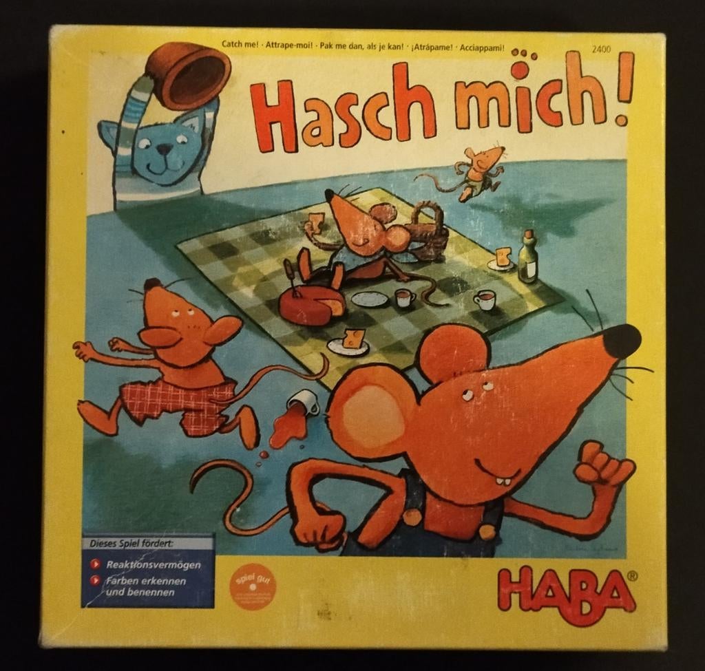 Haba: Hasch mich!, Hobby en Vrije tijd, Ophalen of Verzenden, Gebruikt