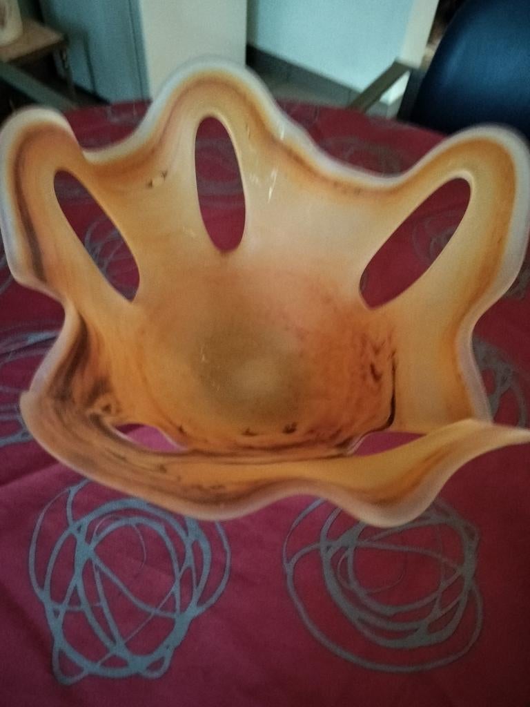 Handgemaakte fruit of decoratie in prl glas, weg wegens over, Ophalen of Verzenden