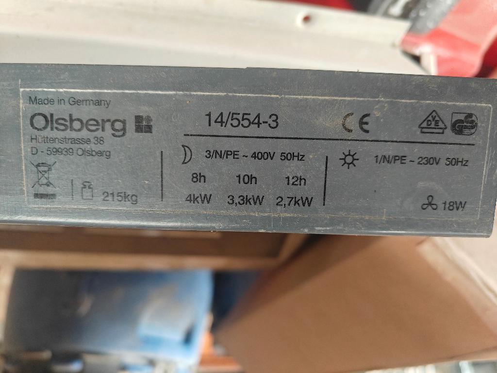 Olsberg Accumulatiekachel - laag model - 4kW, Ophalen, Gebruikt, Overige typen
