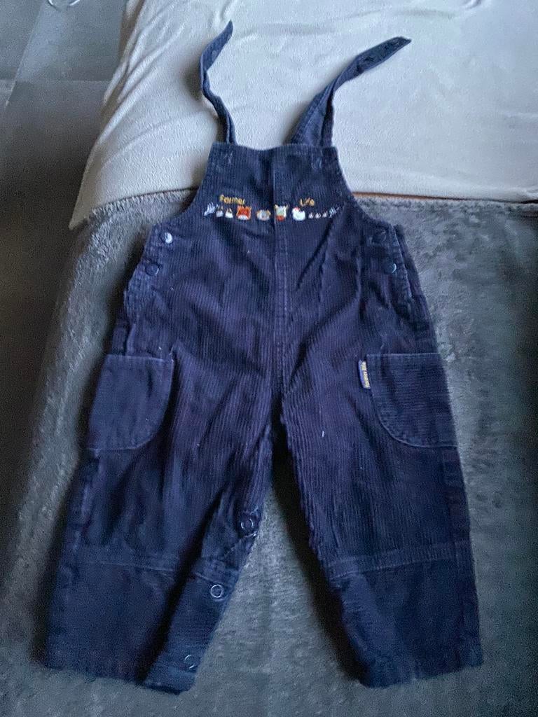 Donkerblauwe salopette van Farmer Life - maat 86, Broekje, Ophalen of Verzenden, Zo goed als nieuw, Jongetje