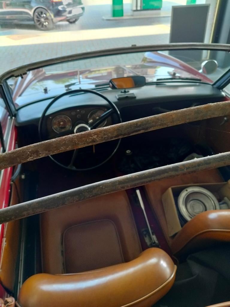 Autobianchi Stellina cabriolet, Autos, Oldtimers & Ancêtres, Rouge, Autres marques, Achat, 998 cm³