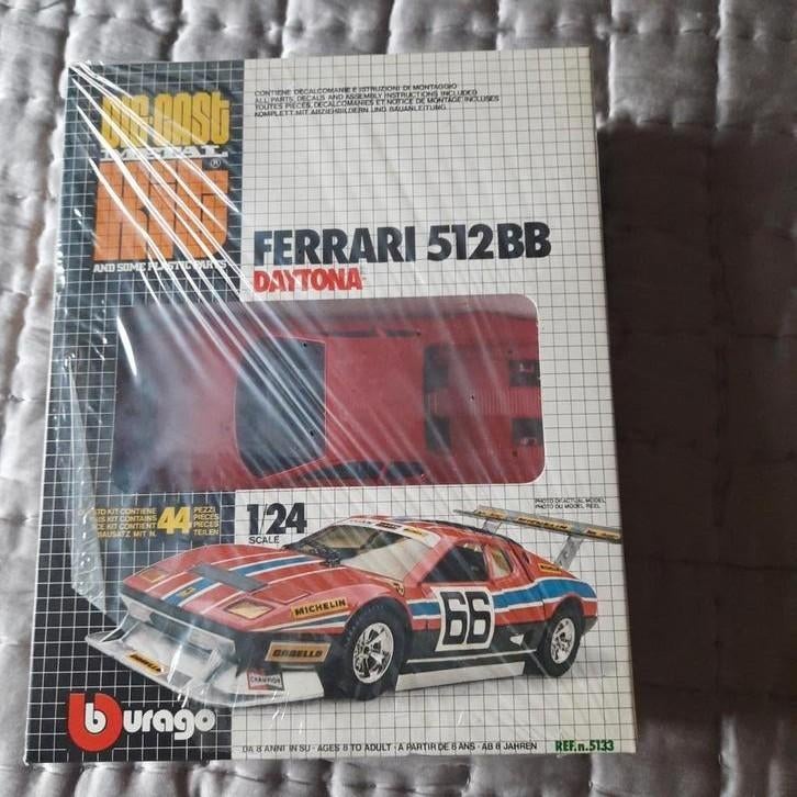 KIT METAL FERRARI 512BB DAYTONA *1/24*BURAGO*VINTAGE*NE, Hobby & Loisirs créatifs, Modélisme | Voitures & Véhicules, Neuf, Autres marques