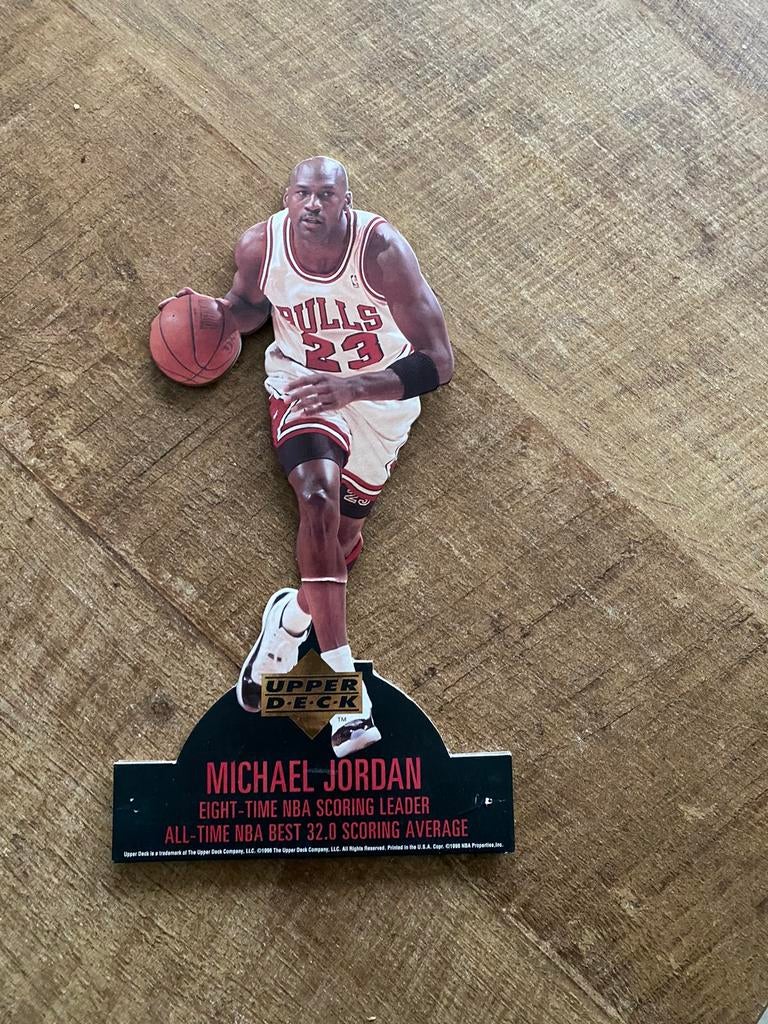 Kartonnen afbeelding Michael Jordan, Verzamelen, Ophalen of Verzenden, Gebruikt
