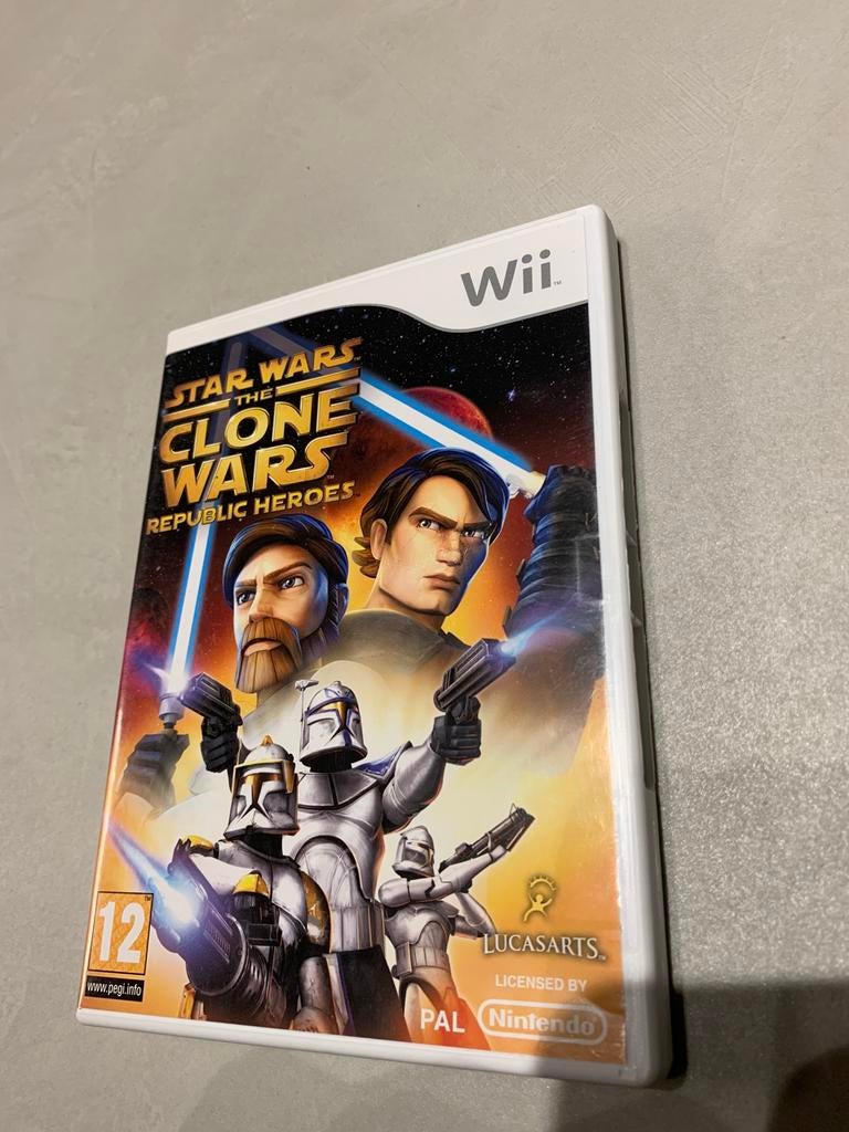 Nintendo Wii game Star Wars the Clone Wars republic heroes, Ophalen of Verzenden, Zo goed als nieuw