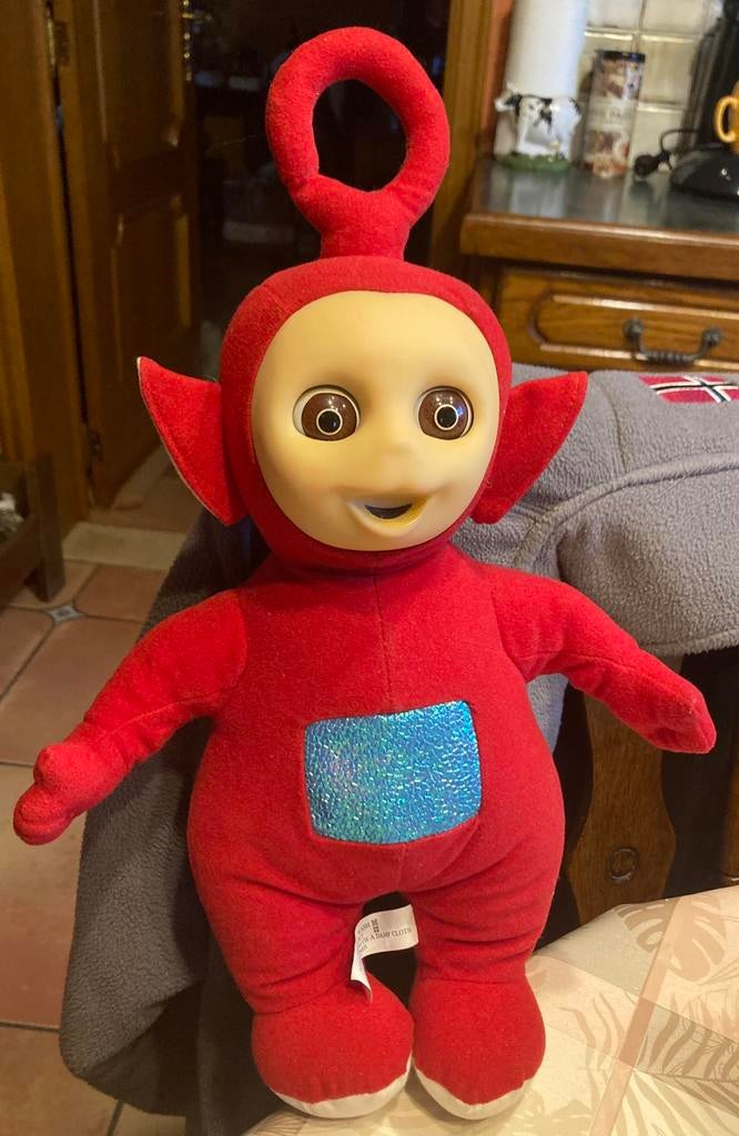 Teletubbie Po 33 cm (ogen open en dicht), Enlèvement ou Envoi
