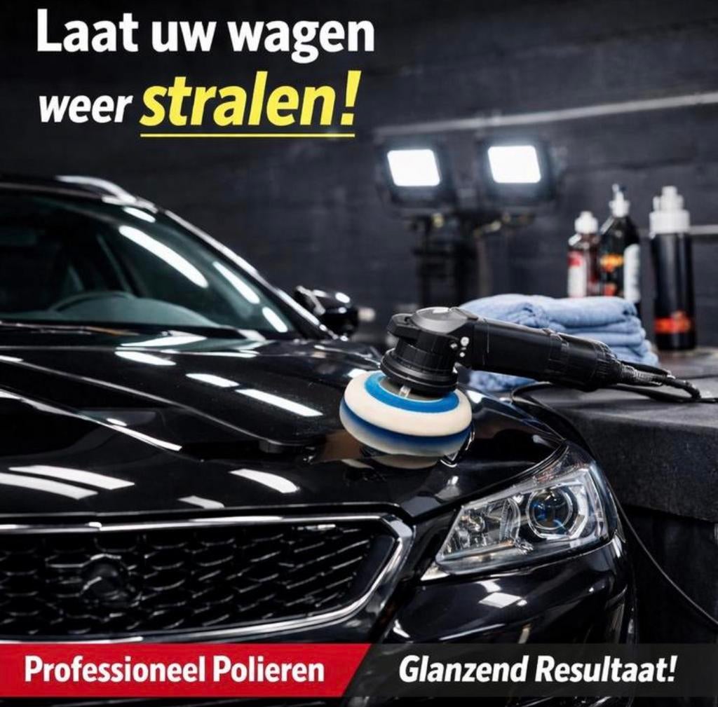 Polieren van wagens, trucks, etc.., Ophalen