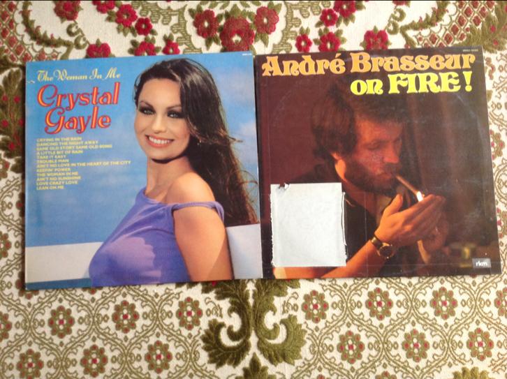 LP vinyle Crystal Gale ou André Brasseur 1 euro par LP, Enlèvement ou Envoi, Utilisé