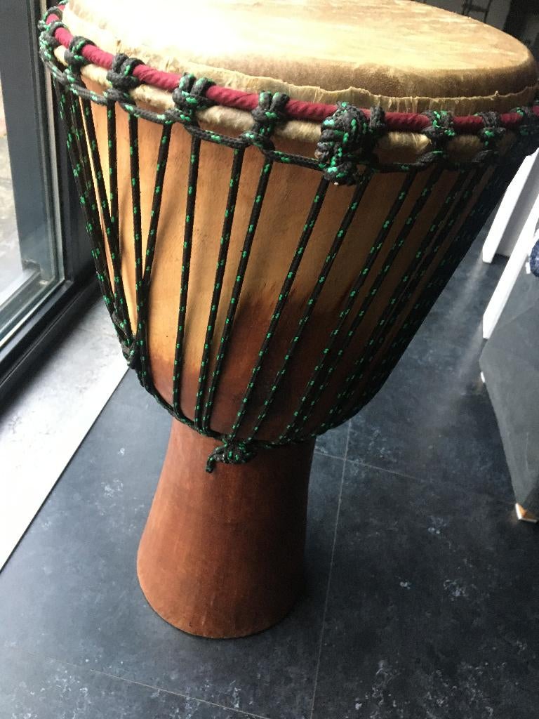 Djembe met zak (ook voor op de rug), Muziek en Instrumenten, Ophalen of Verzenden, Zo goed als nieuw, Melodische percussie